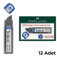 FABER CASTELL 5090127920000 Super Fine Min 0.7mm 2B 60 mm Kalem Ucu
