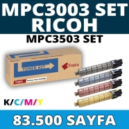 KOPYA COPIA YM-MPC3003/3503-SET RICOH MPC3003/3503-SET 83500 Sayfa SİYAH MUAD...