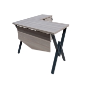 BÜROHOME CASA CS180 "L" Tipi 3'lü Masa Takımı