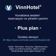 VINNHOTEL VPLU2051 Plus Plan (Konaklama Tesisi Rezervasyon ve Yönetim Yazılım...