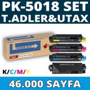 KOPYA COPIA YM-PK5018-SET OKI C824/C834/C844 KCMY 20000 Sayfa 4 RENK ( MAVİ,S...