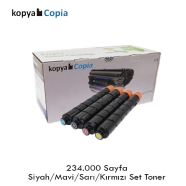 KOPYA COPIA YM-C-EXV30-SET CANON C-EXV30 KCMY 234000 Sayfa 4 RENK ( MAVİ,SİYA...