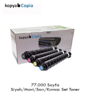 KOPYA COPIA YM-C-EXV55-SET CANON C-EXV55 KCMY 77000 Sayfa 4 RENK ( MAVİ,SİYAH...