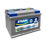 ESAN ( 507204100109 ) 12 V 72 Ah C20 L3T START-STOP EFB SULU Akü