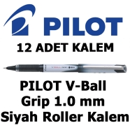 PILOT 4902505323188 SİYAH 0,6 mm F (İnce) PILOT V-BALL GRİP KONİK Uçlu Roller...