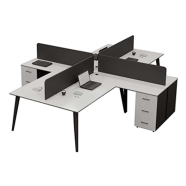 4LINE FOCUS 4Lİ722 "L" Tipi 4'lü Açık Ofis Sistemi
