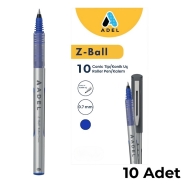 ADEL 2214000017000 0,3 mm M (Orta) Z-Ball Roller Konik 10 Adet MAVİ Renk Roll...