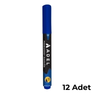 ADEL 4201980012000 Permanent marker Mavi 12'li Kalıcı Yazı Kalemi