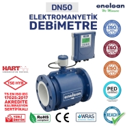ENELSAN ELEKTROMANYETİK DEBİMETRE DN50 PN40 TEFLON 24V ETRANS-M410R5040-1182S...