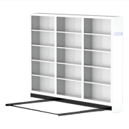 HAKSEL CDÜ03 CDÜ03 Üçlü Modül Tek Yüzlü Kapaksız Compact Arşiv Dolabı
