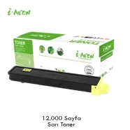 I-AICON C-TK 8325 Y KYOCERA TK-8325 12000 Sayfa YELLOW MUADIL Lazer Yazıcılar...