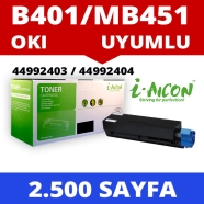 I-AICON C-OKI-B401 (44992404) C-OKI-B401 (44992404) 2500 Sayfa BLACK MUADIL L...