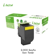 I-AICON C-C540H1YG LEXMARK C540H1YG 2000 Sayfa RENKLİ MUADIL Lazer Yazıcılar ...