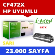I-AICON C-CF472X HP CF472X 23000 Sayfa YELLOW MUADIL Lazer Yazıcılar / Faks M...