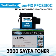 PERFIX PFCS310C PFCS310C 3000 Sayfa MAVİ (CYAN) MUADIL Lazer Yazıcılar / Faks...