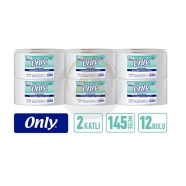 ONLY 8695855200235 PROFESSİONEL MİNİ 12'li JUMBO RULO 32 g/m² ÇİFT KAT Tuvale...