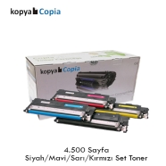 KOPYA COPIA YM-406S-SET SAMSUNG CLT-406 4500 Sayfa 4 RENK ( MAVİ,SİYAH,SARI,K...