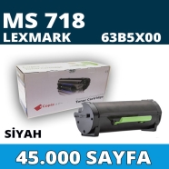 KOPYA COPIA YM-63B5X00 LEXMARK 63B5X00 45000 Sayfa BLACK MUADIL Lazer Yazıcıl...