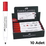 FABER CASTELL 5040254029000 W.Board Marker W153 Kırmızı Beyaz Yazı Tahtası Ka...