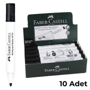 FABER CASTELL 5040254023000 W.Board Marker W153 Siyah Beyaz Yazı Tahtası Kalemi